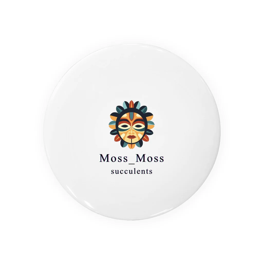 Moss_Moss succulentsのMoss Moss 缶バッジ