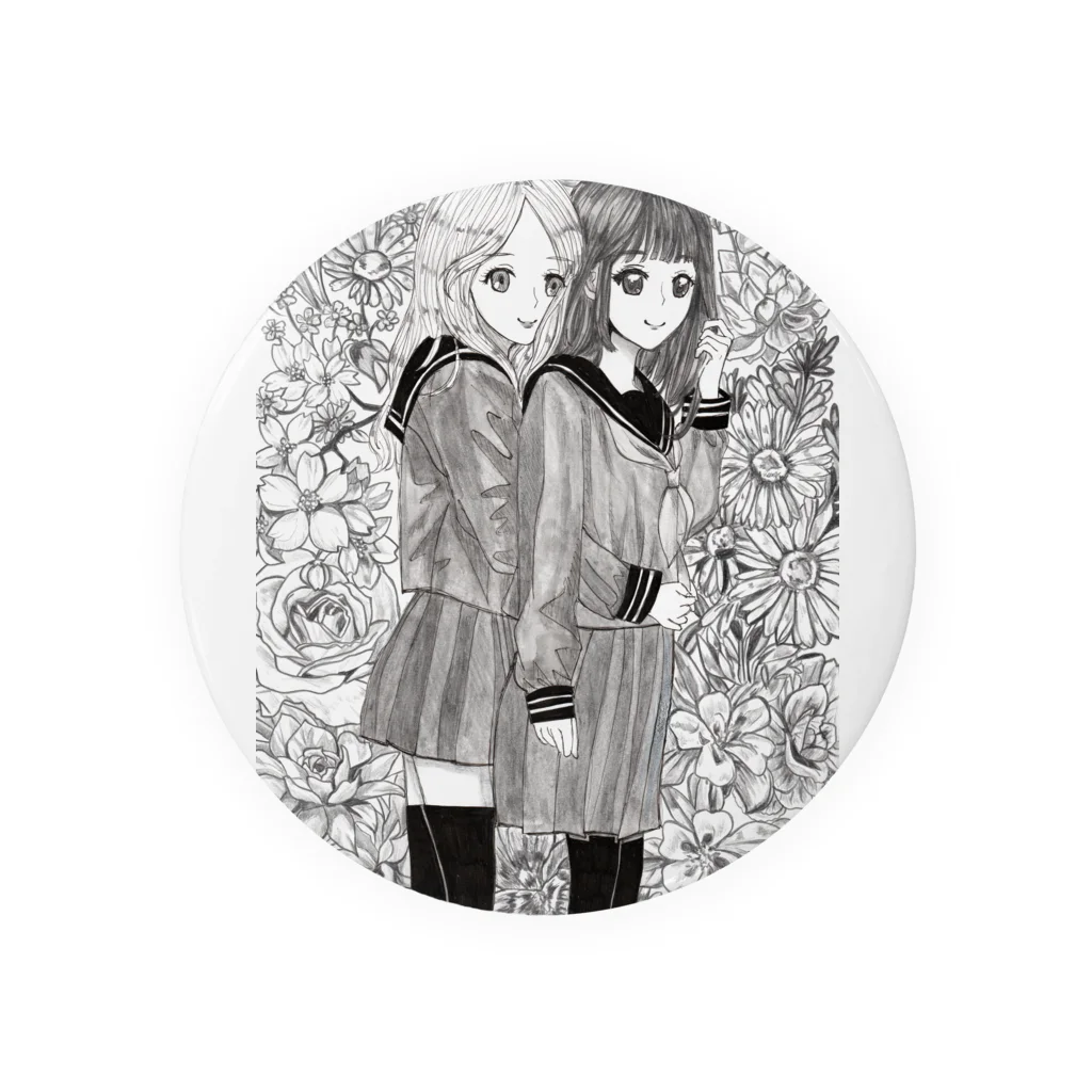 🌼*ﾟがーべらめらん*ﾟ🌼のセーラー服少女② Tin Badge