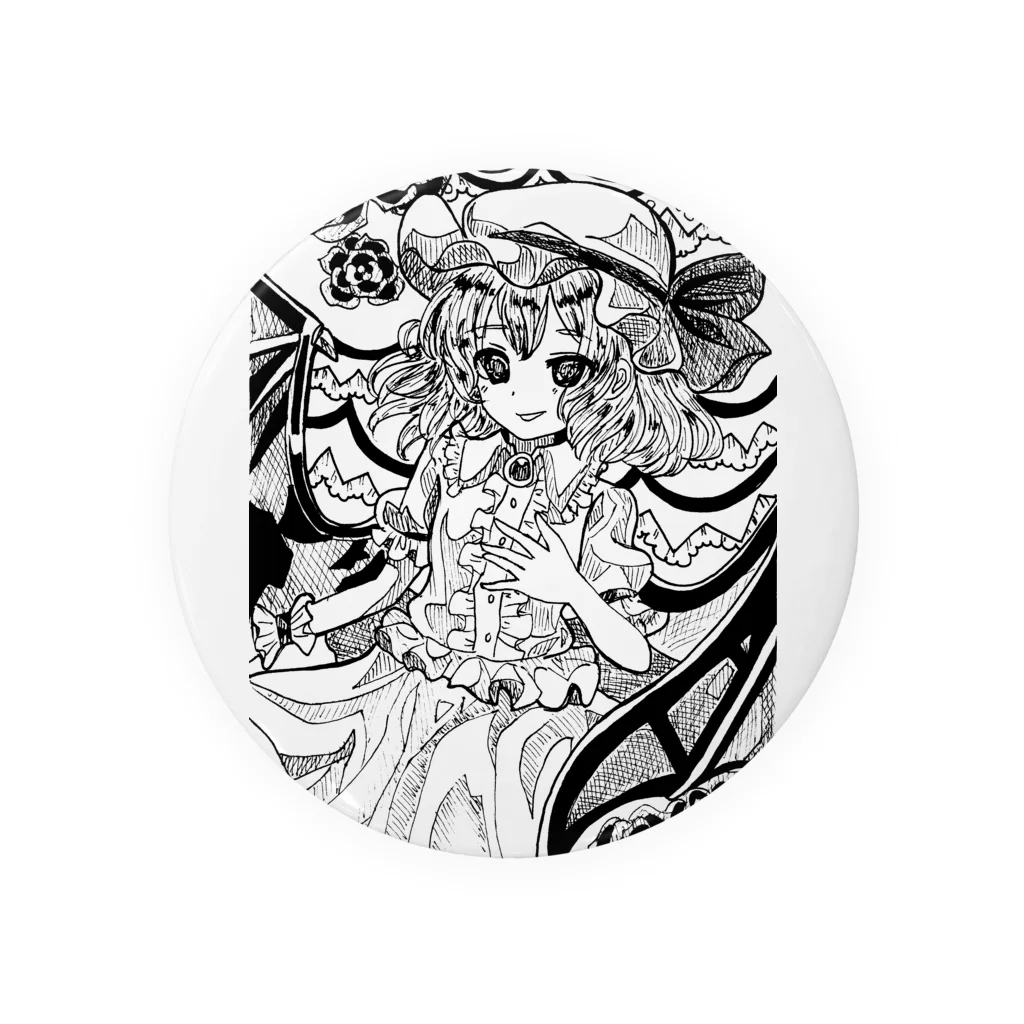 🌼*ﾟがーべらめらん*ﾟ🌼の東方projectレミリアスカーレット③ Tin Badge