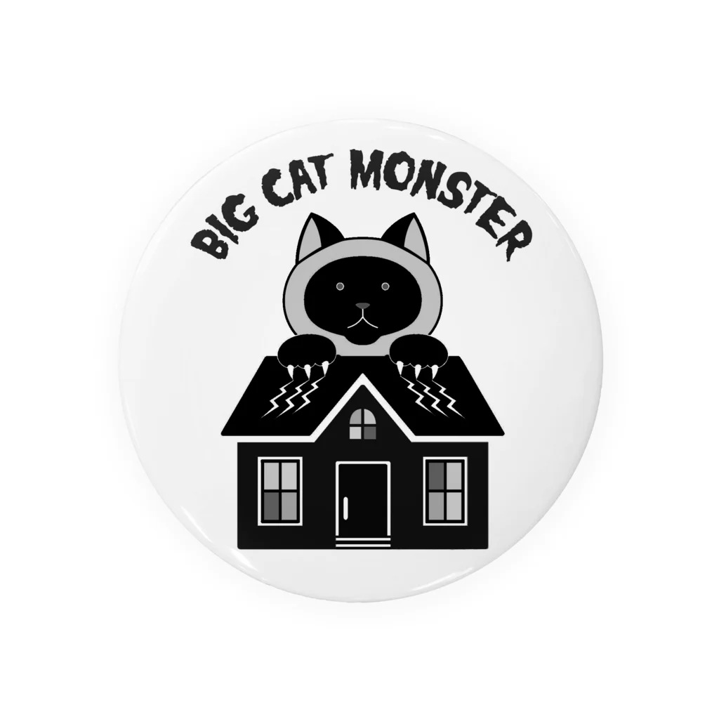 BIG CAT MONSTERのシャム猫 あっこちゃん Tin Badge