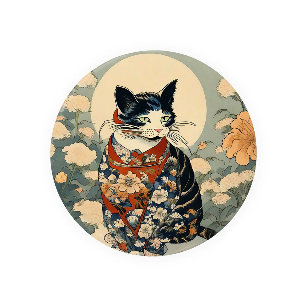 NECOSUIの花魅猫 Tin Badge