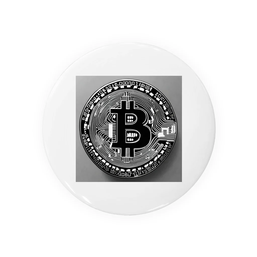 ビットのビットコインアート Tin Badge