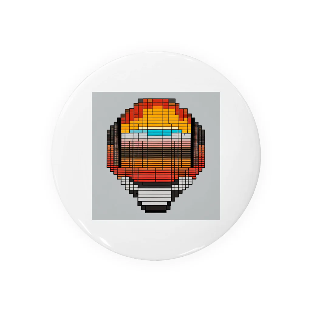 nomad4491のドット絵の法螺貝 Tin Badge