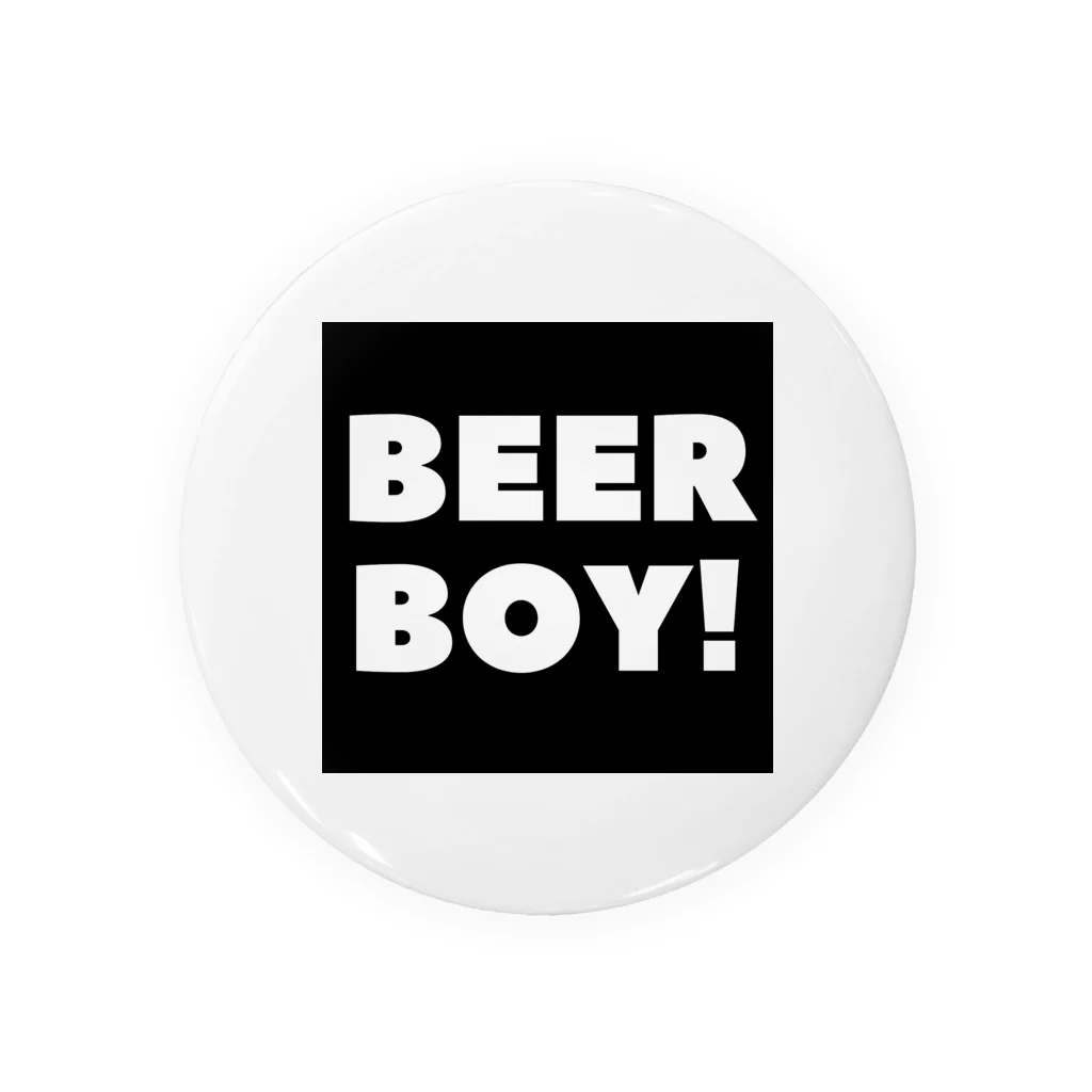 BEERのビールボーイ(黒) Tin Badge