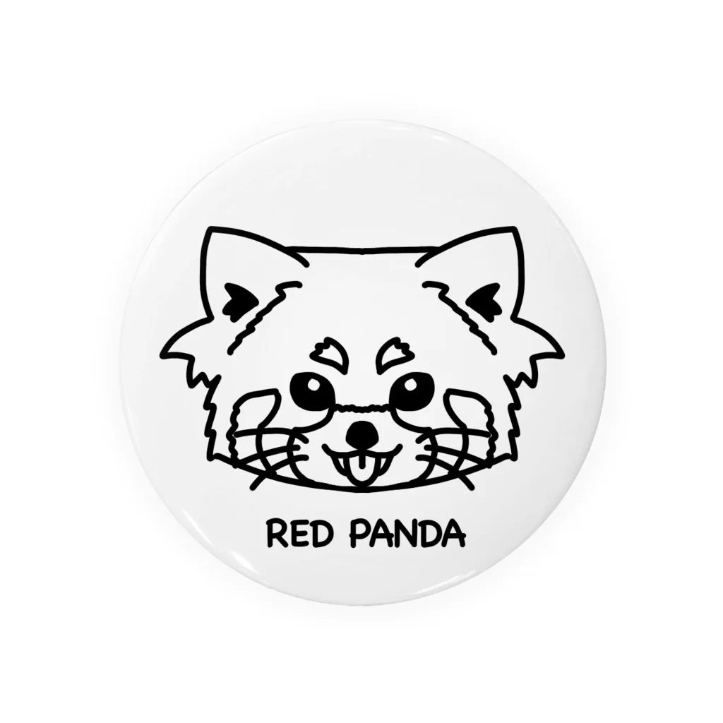 あんみさんのSMILE RED PANDA 缶バッジ