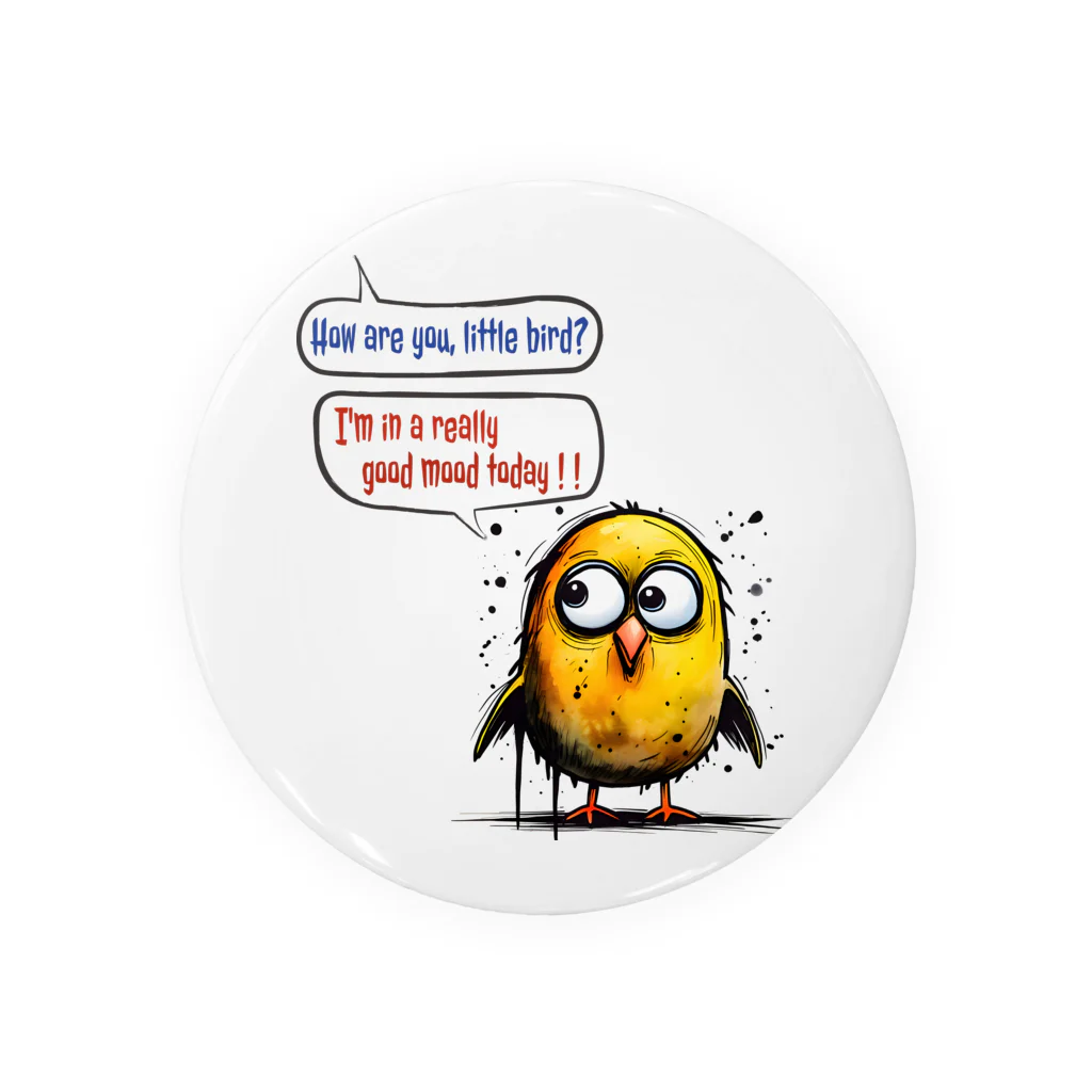 sadakkoの"How are you, little bird?" Tin Badge