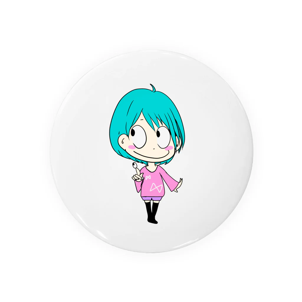 ダメ目のゆめかわだめめちゃん Tin Badge