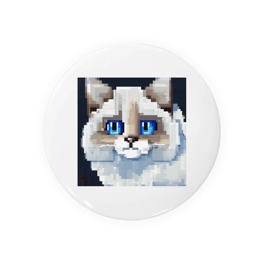 kindonesiaのドット絵のラグドール Tin Badge