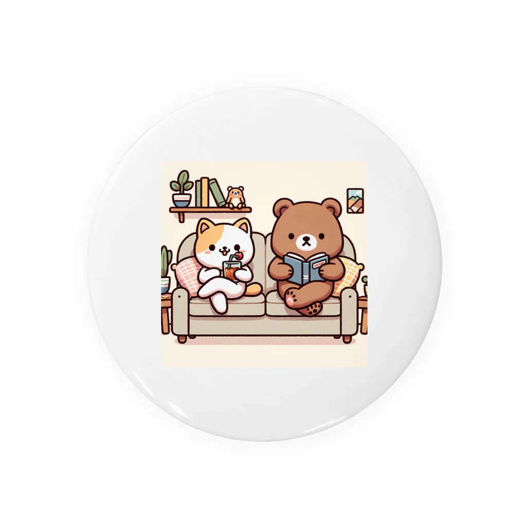 miketherockのゆるゆる休日Tシャツ Tin Badge