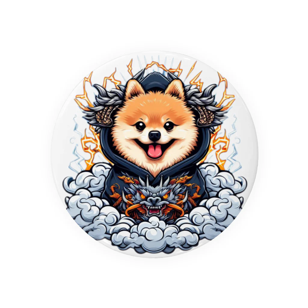 Pom-Dog'sのポメドラゴン Tin Badge