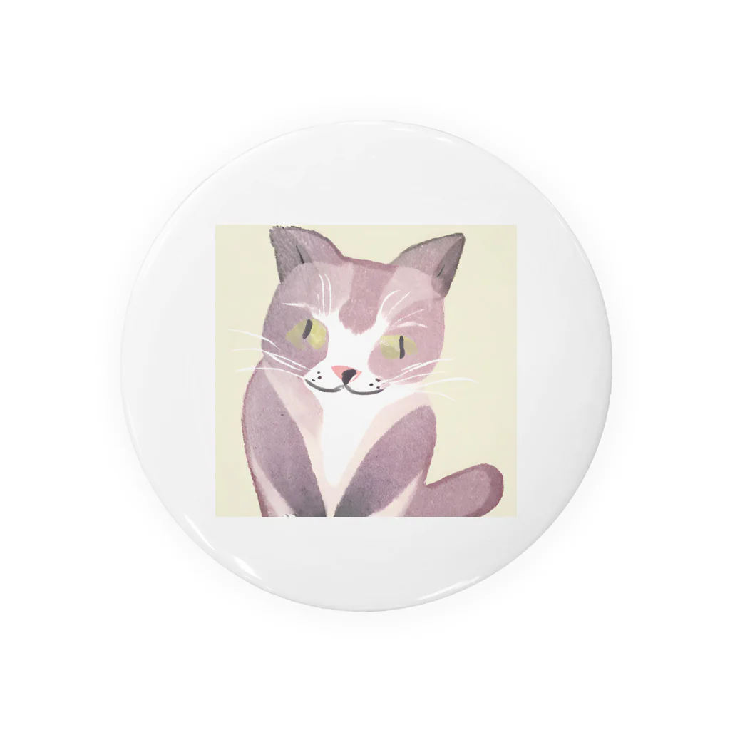 busabusaのかわいい猫 Tin Badge