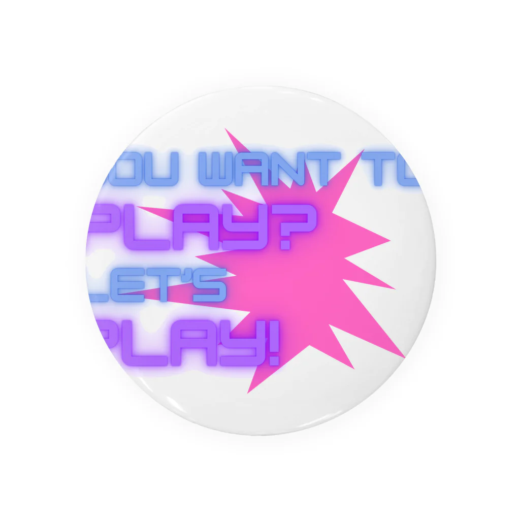 P4R4D0XパラドックスのYOU WANT TO PLAY? Tin Badge