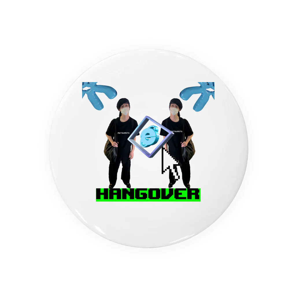 HANGOVER松本のHANGOVER はるき Tin Badge