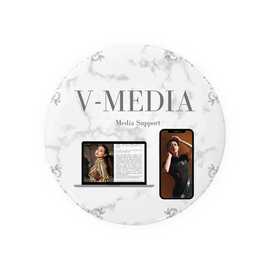 V-Media | 🗓10/27 17:30- 📍大阪 📣交流会のV-Media アクリルスタンド Tin Badge