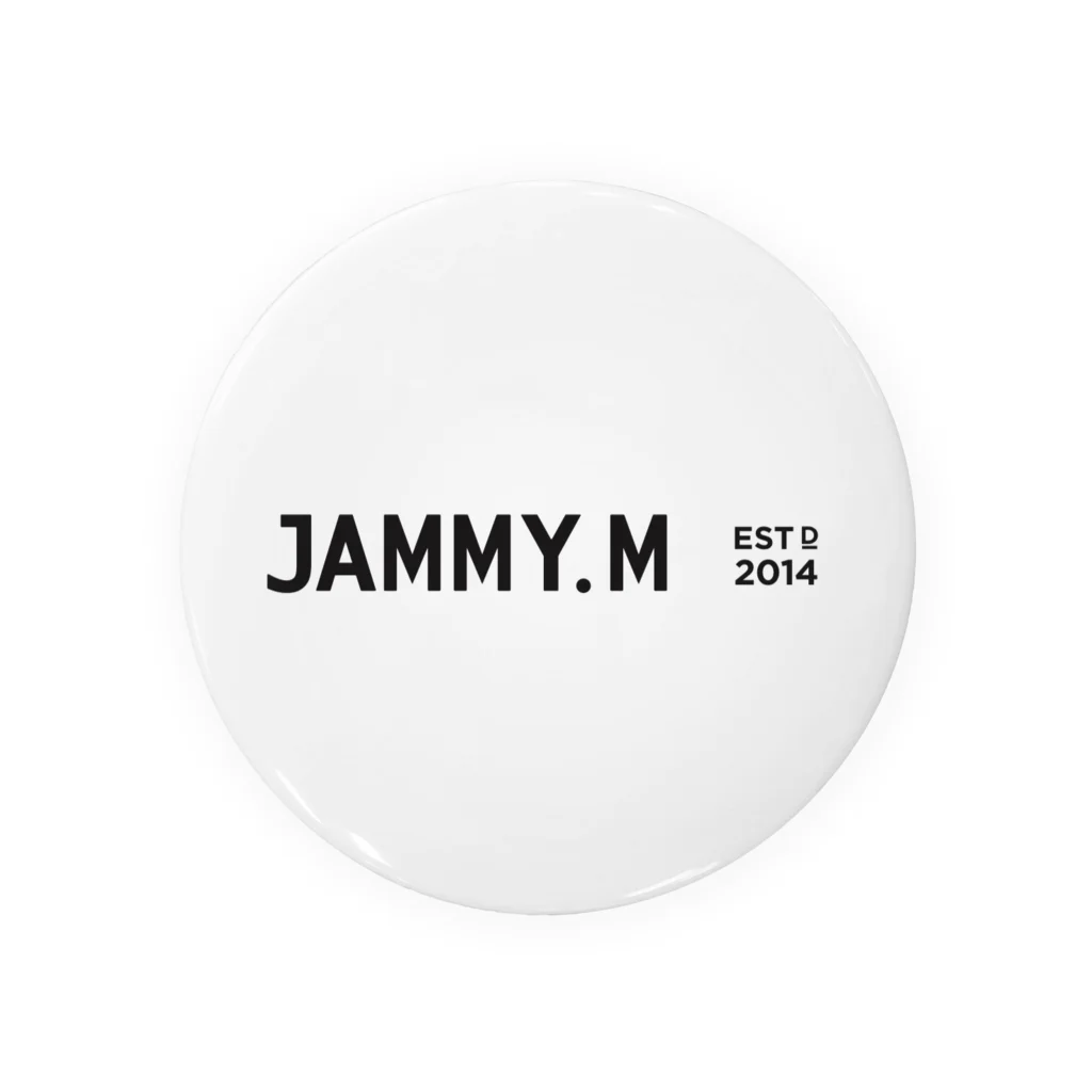 JAMMY.MのJAMMY.M ロゴ① 缶バッジ