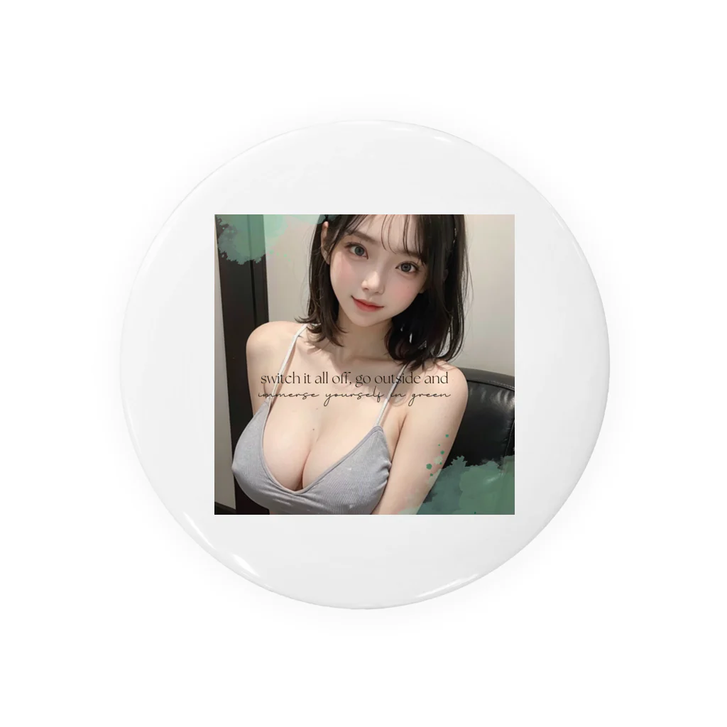 sounya sounyaの美女 図鑑（ニットブラ） Tin Badge