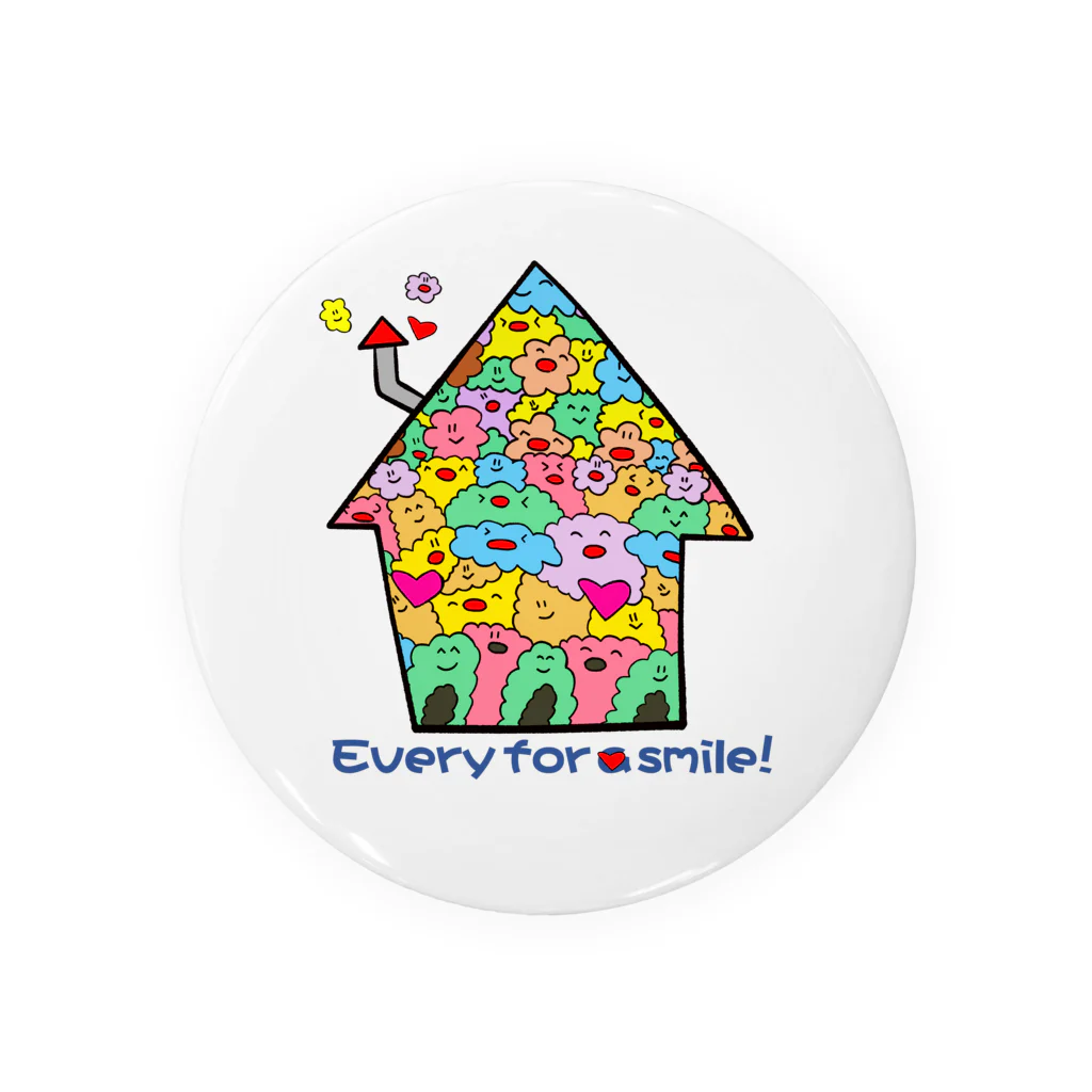 just-pointのevery for a smile Tin Badge