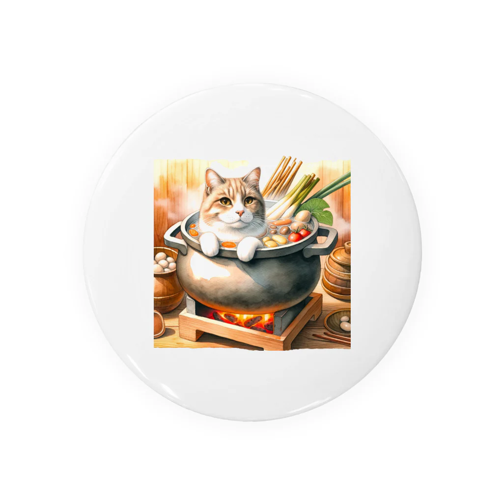 ROCKSWEBのねこにおでん Tin Badge