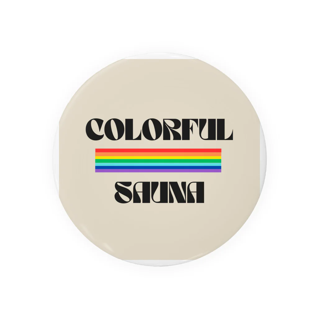 COLORFUL-SAUNAのCOLORFUL-SAUNAロゴ入りグッズ Tin Badge