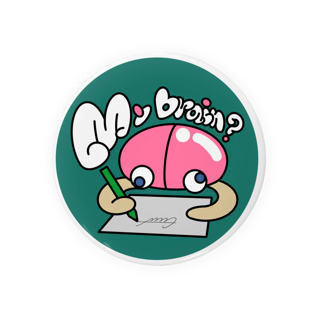 Cute's Making 需要と供給のMybrain大脳くん　グッズ Tin Badge