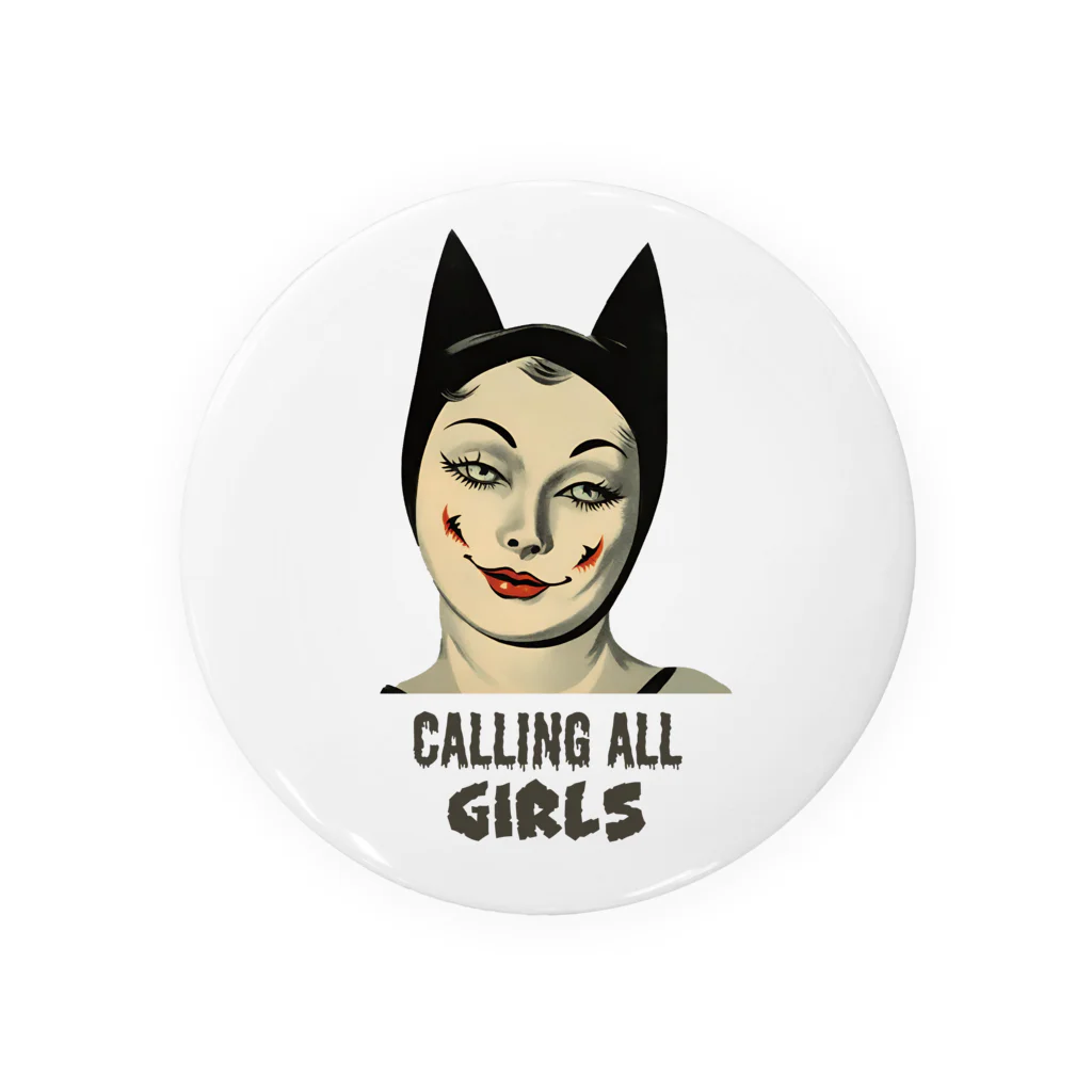 TENMAHAJUNのCalling All Girl Tin Badge