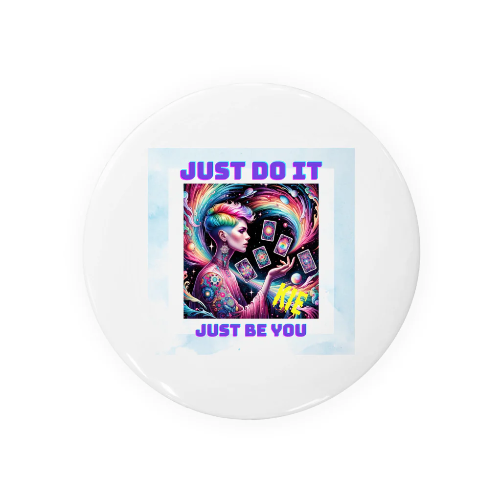 KIZUKI のJUST DO IT Tin Badge