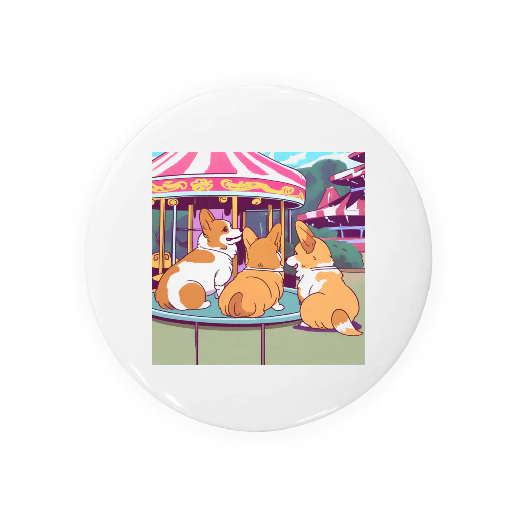 Cute dogsのI love my dogs Tin Badge