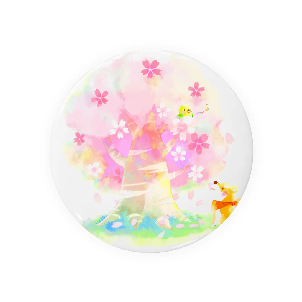 ちょっといっぷく。の桜 Tin Badge