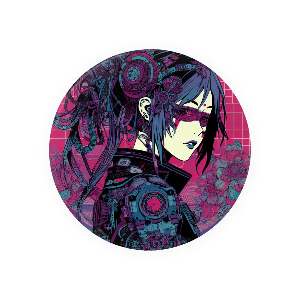 UKIYO-SKETCHのUKIYO-GIRL Tin Badge