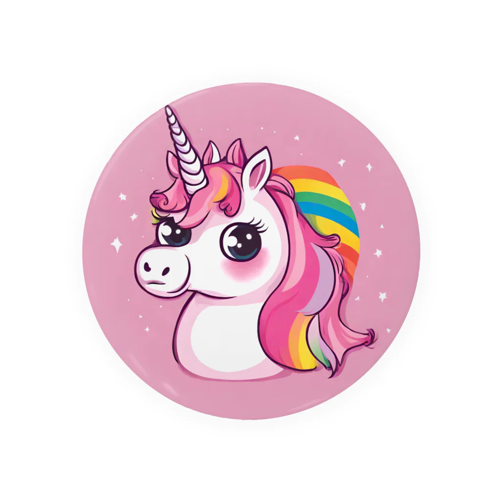 unicorn_dreamsの夢の国のピンクのユニちゃん Tin Badge