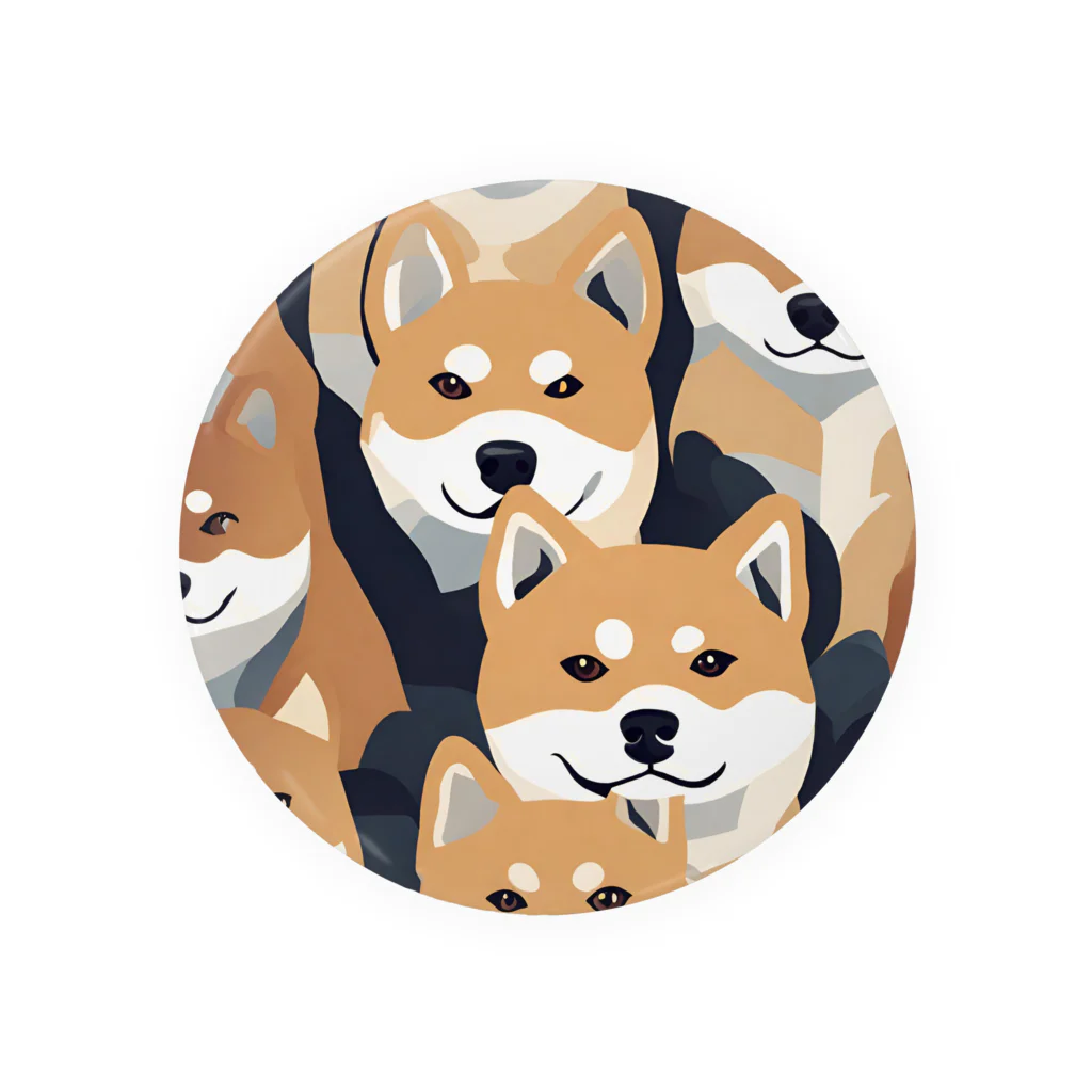 pinetreeの柴犬 マルチ Tin Badge