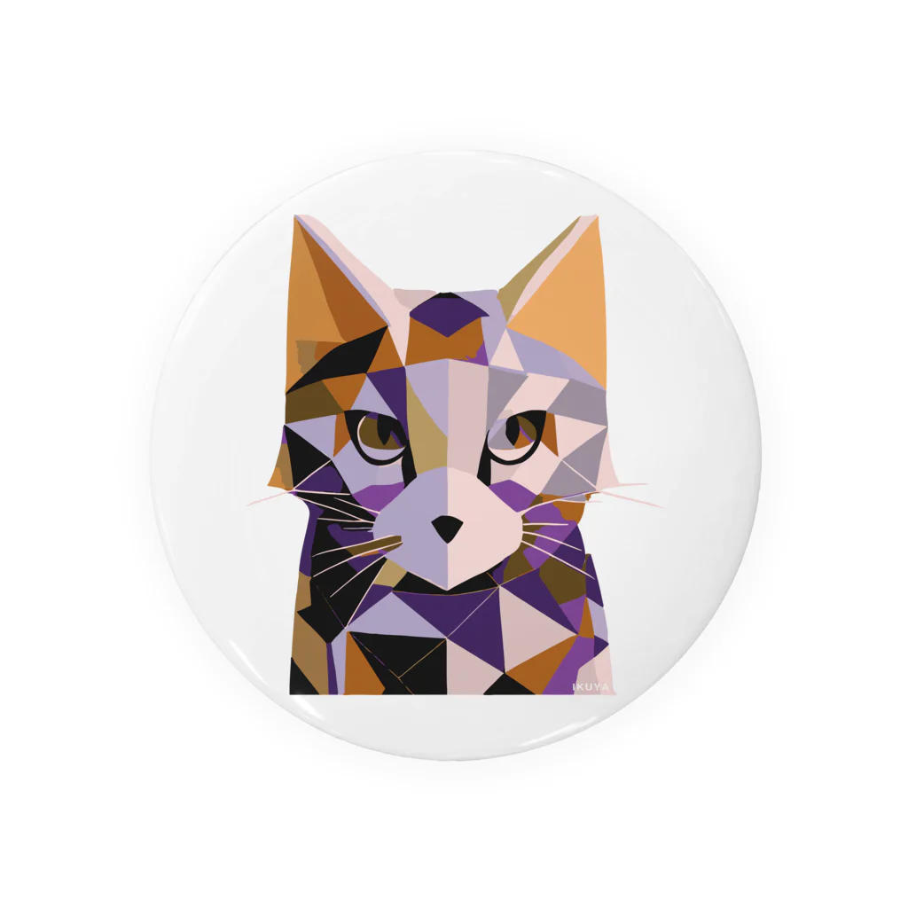 すずきいくやの不思議な猫 Tin Badge