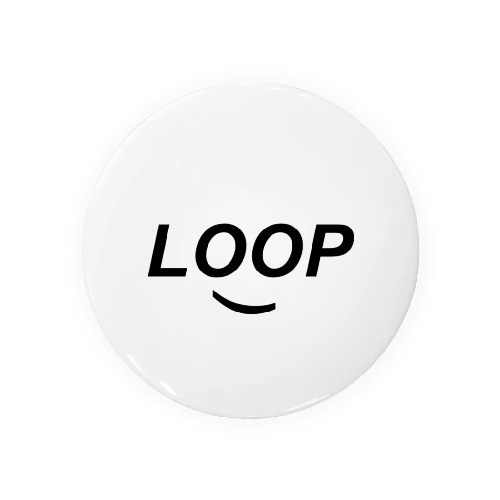 LOOPのSMILE LOOP 缶バッジ