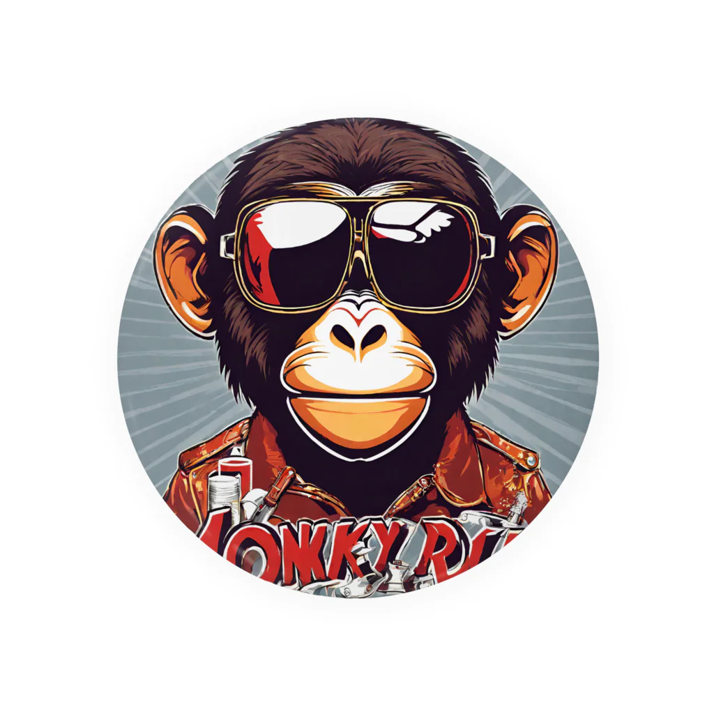 猿人★ロックの猿人ロック 缶バッジ