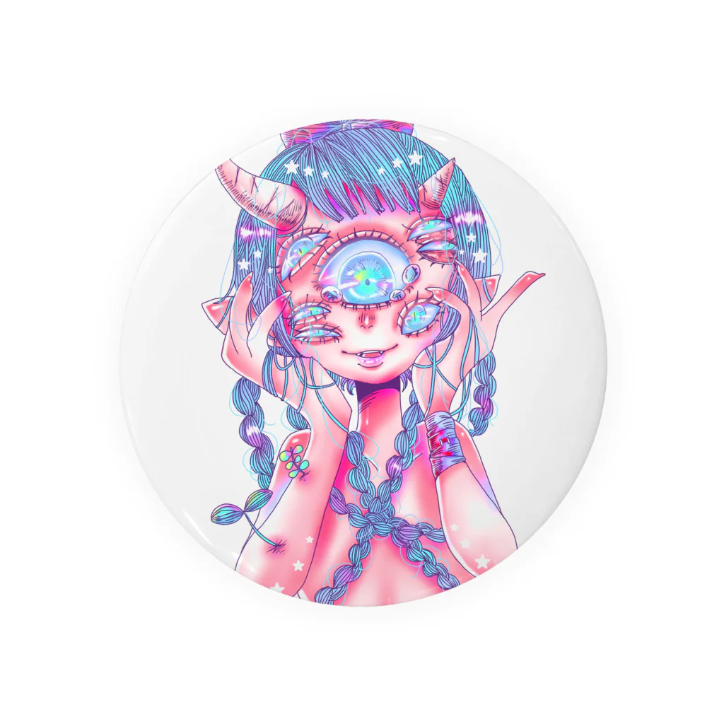 Korya shopのMany eyes-chan Tin Badge