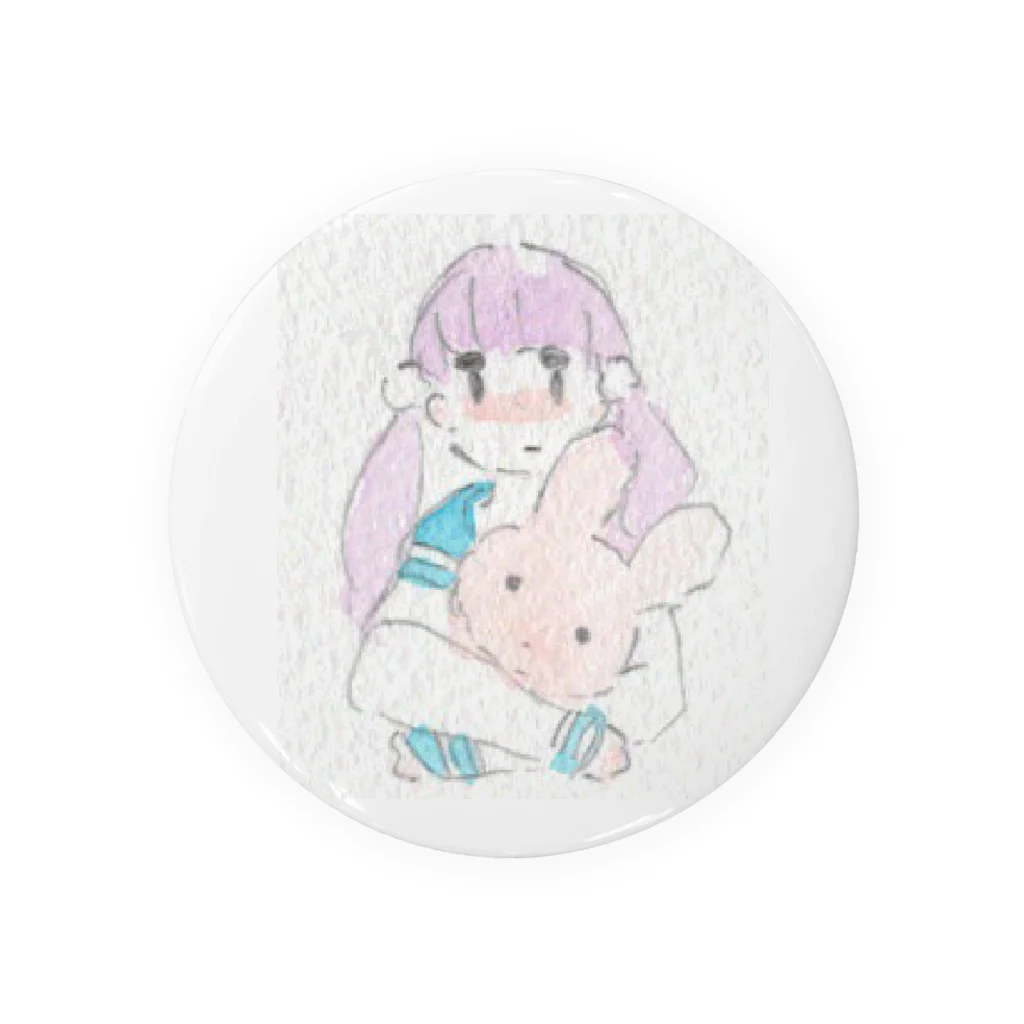 (まみむめ)大森靖子のうさぎとおんなのこ Tin Badge