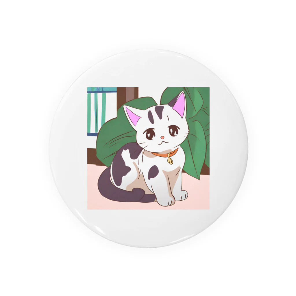 FortuneRiserのふわにゃんこ Tin Badge