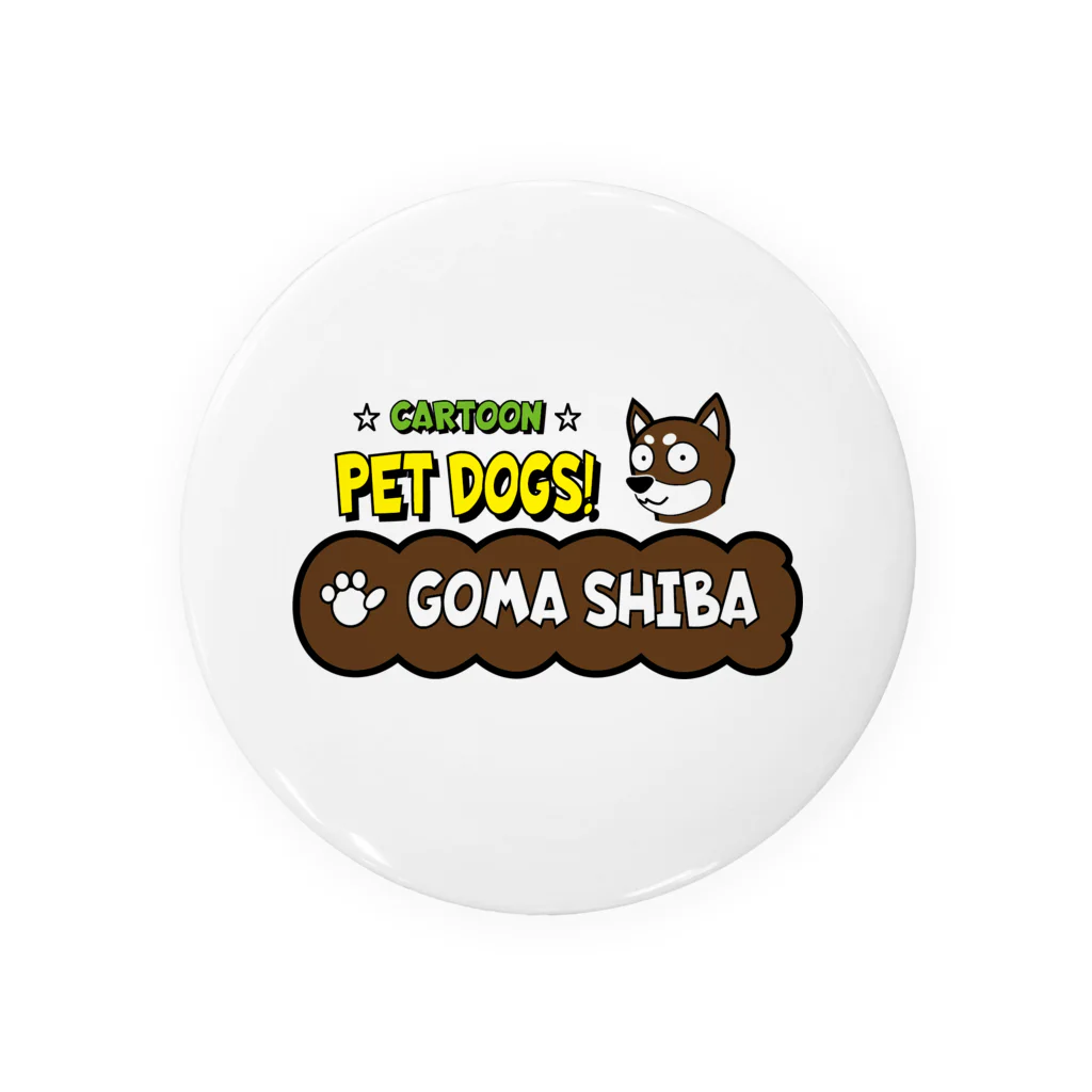 CARTOON PETDOGSの【1205M】C･PETDOGS『Goma Shiba』缶バッジ 缶バッジ