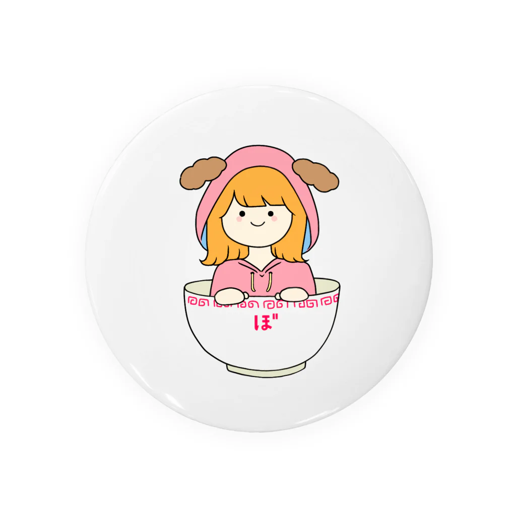 ぼちこのラーメン娘ぼちこちゃん Tin Badge