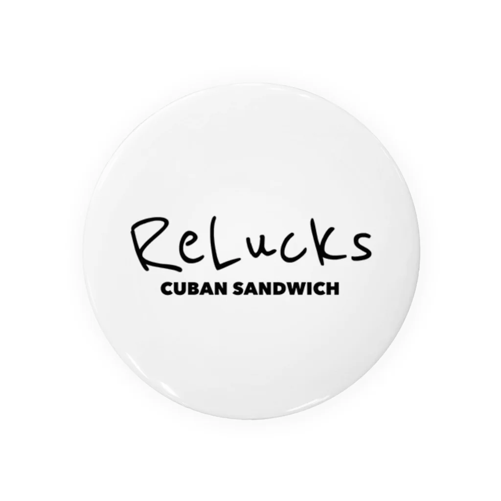 Relucksのロゴデザイン 缶バッジ