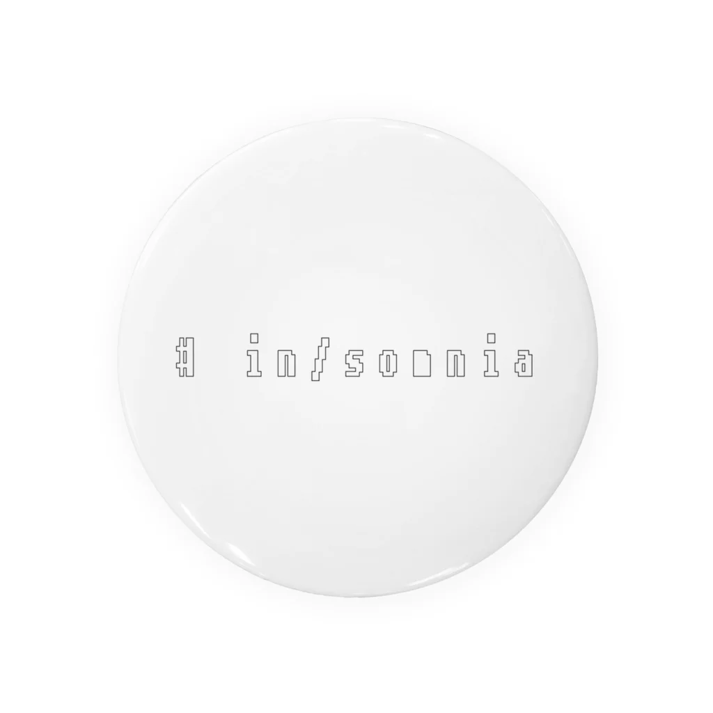 #in/somniaの#in/somnia2 缶バッジ