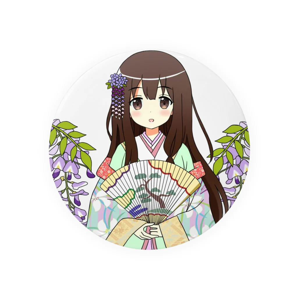 かわいい百人一首のときめく恋の百人一首（和泉式部） Tin Badge