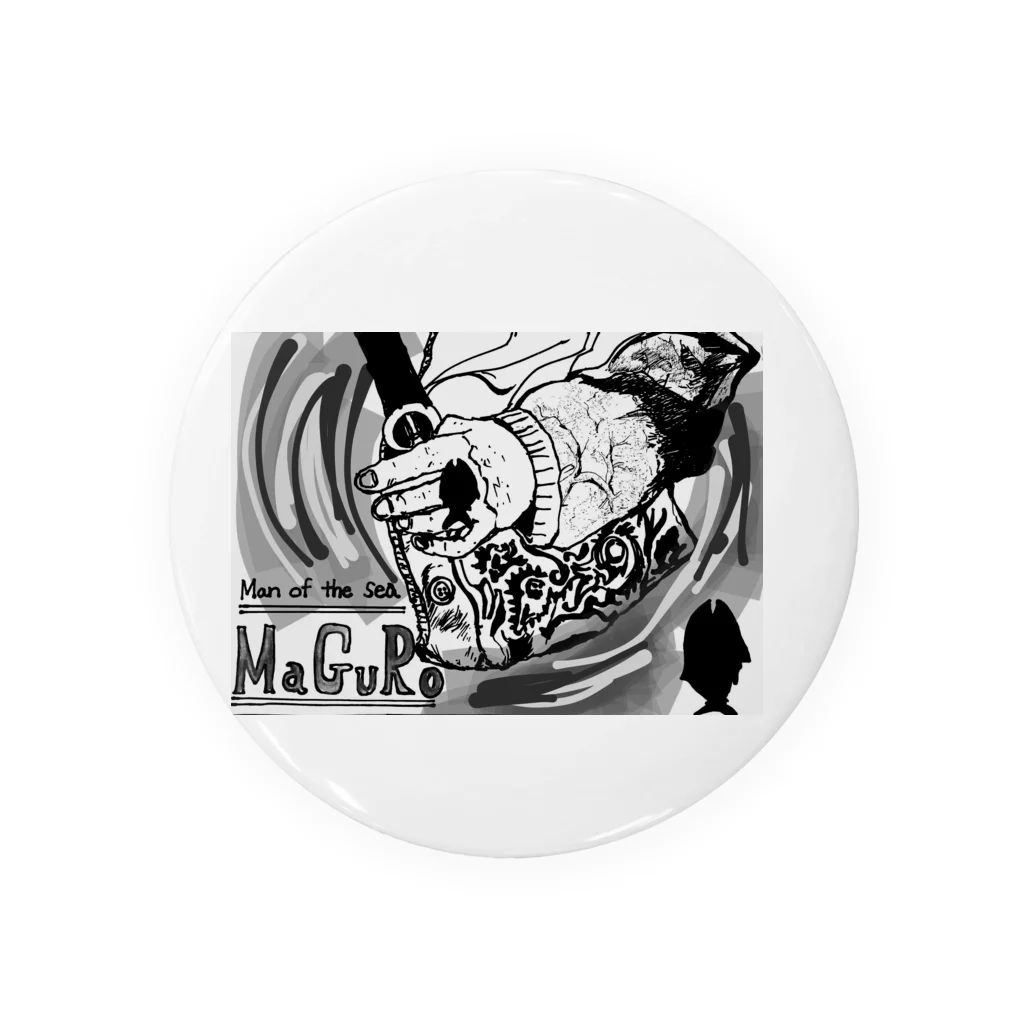 maguro8xpのmaguro Man of the sea Tin Badge