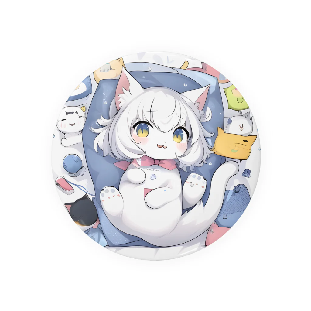 Moichi Designs Shop-2023の赤ちゃんネコタン Tin Badge