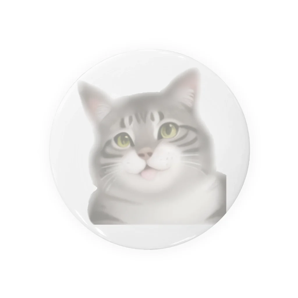 Tabby-catのふんわりとらねこ Tin Badge