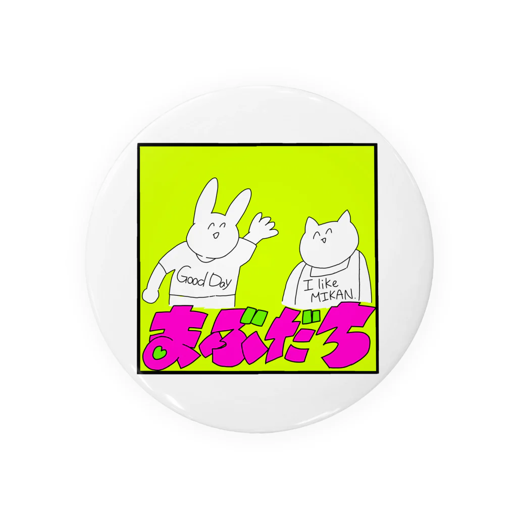 momomomo__のまぶだち Tin Badge