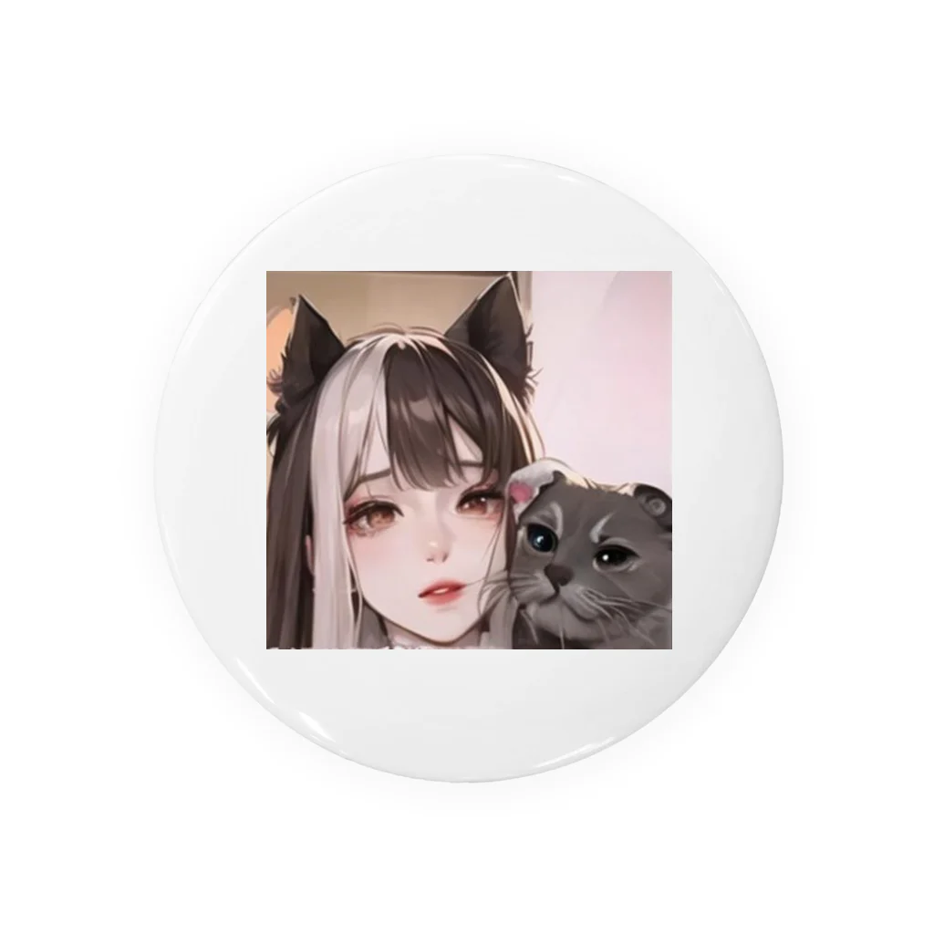 ラッキーLOVEの猫耳地雷っ娘2 Tin Badge