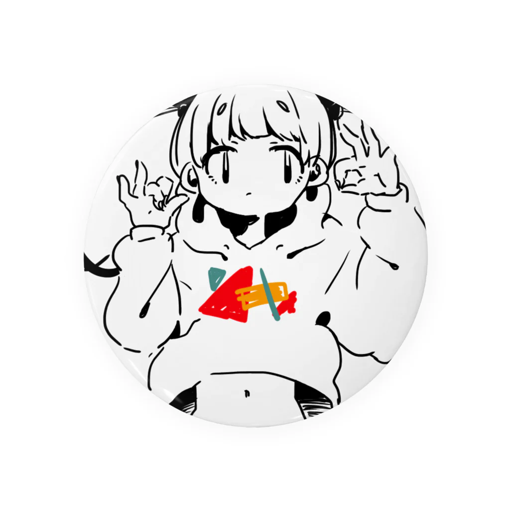 いいこのへそだしちゃん Tin Badge