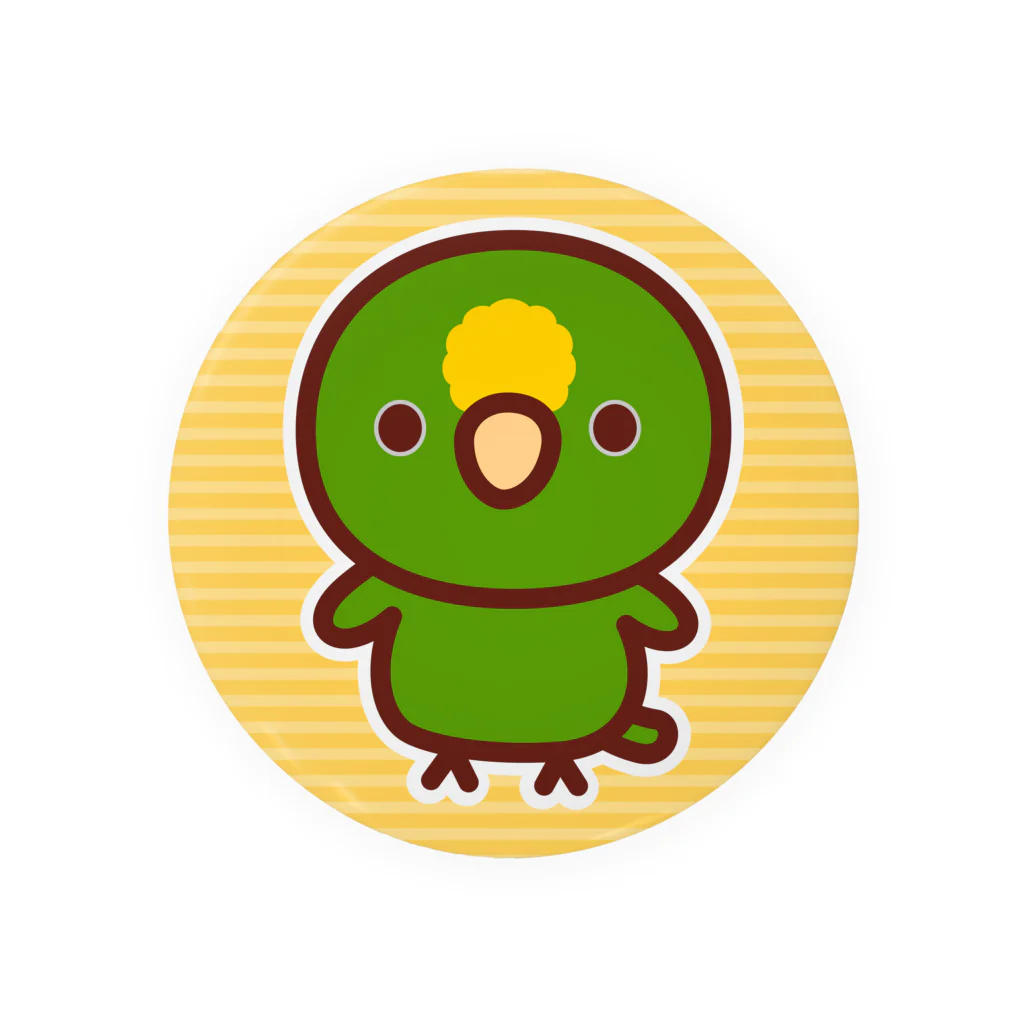 いんこ屋堂のキビタイボウシインコ Tin Badge