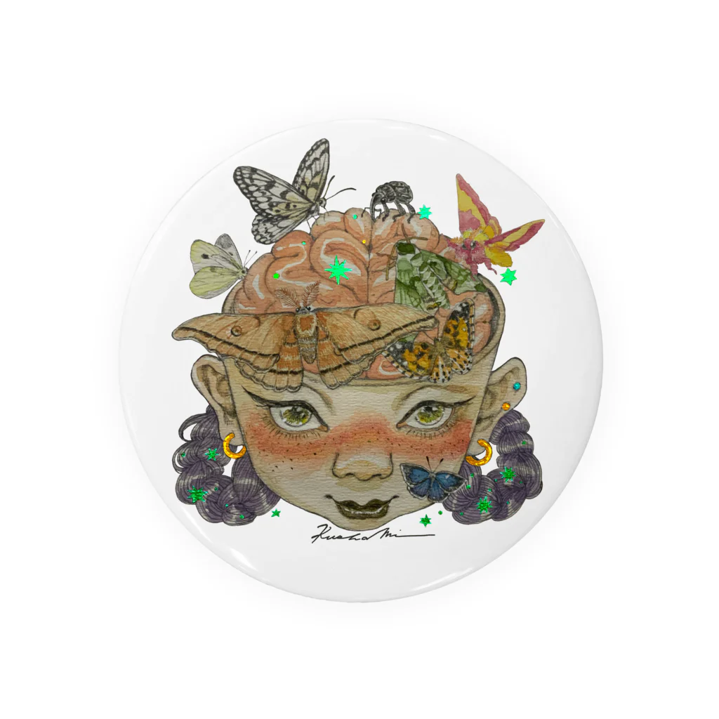 KushaMiの脳汁は夜食 Tin Badge